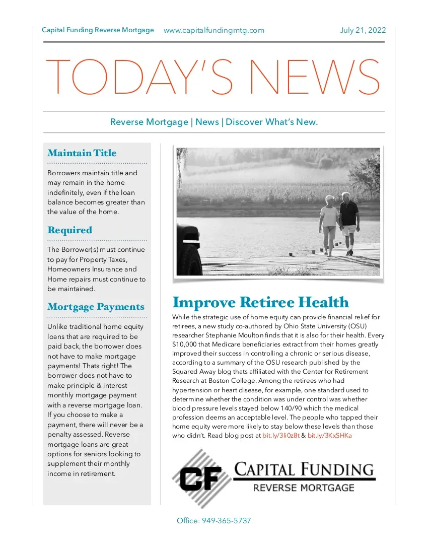 Reverse Mortgage News